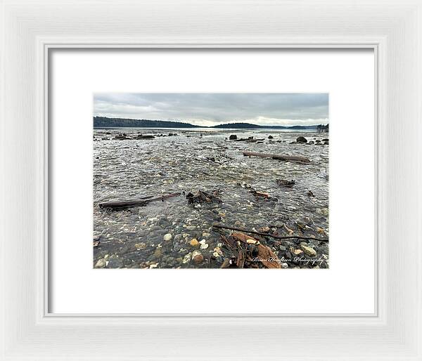 At the sound - Framed Print