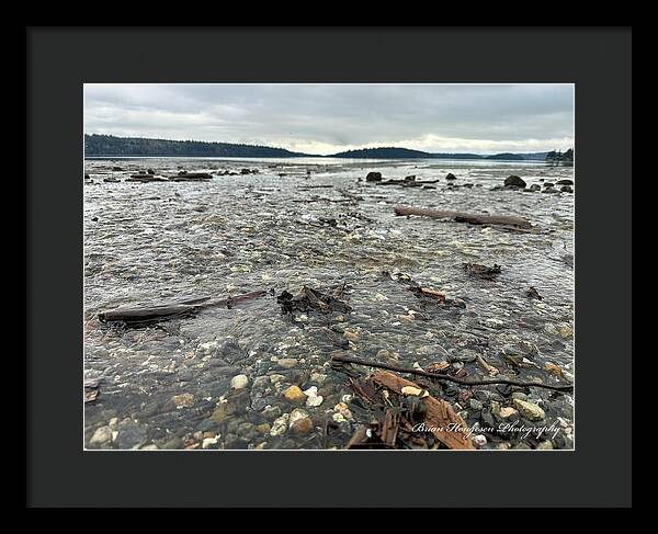 At the sound - Framed Print