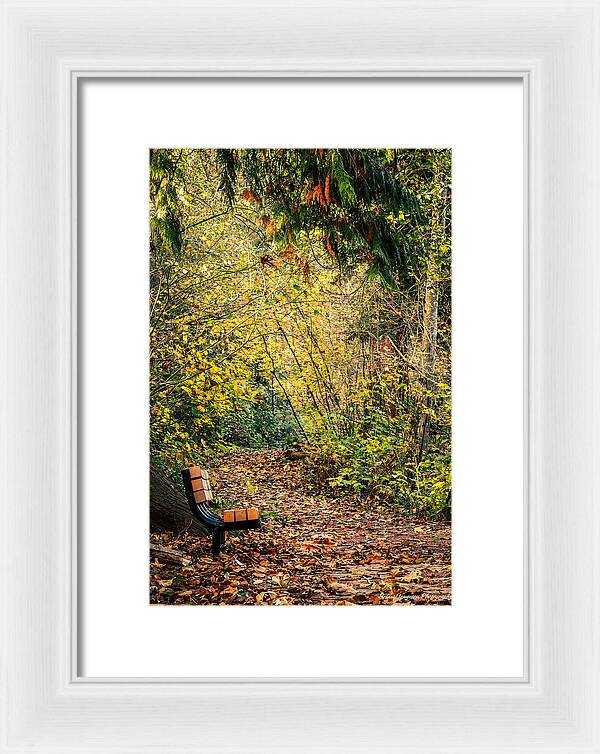 Autim  walk - Framed Print