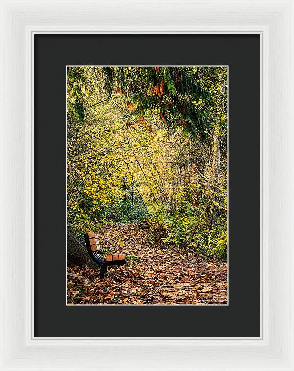 Autim  walk - Framed Print