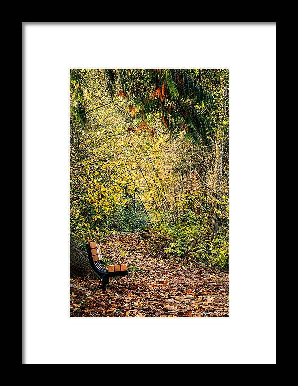 Autim  walk - Framed Print