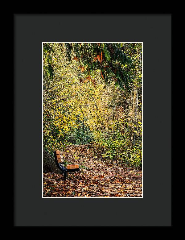 Autim  walk - Framed Print