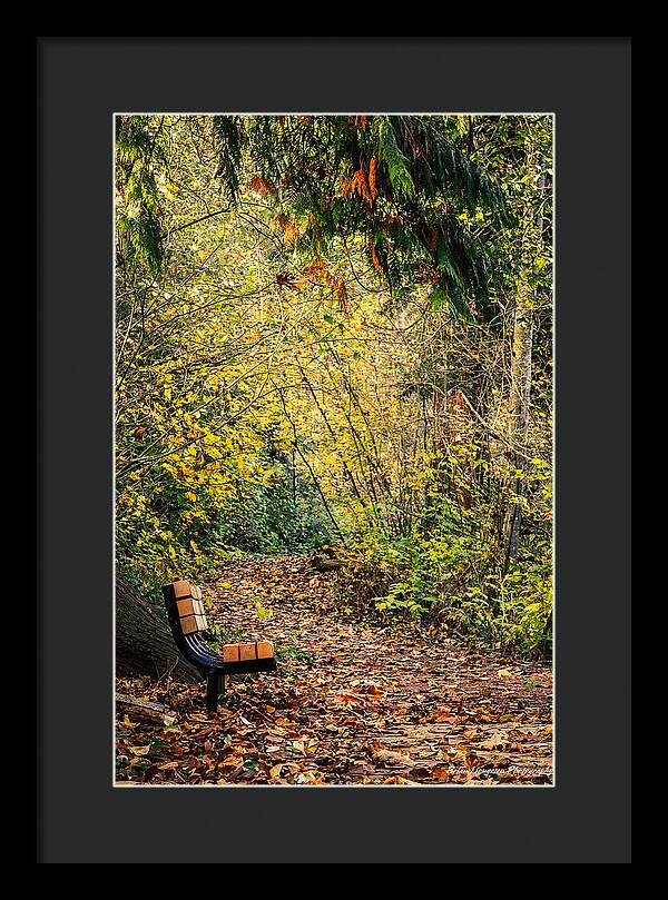 Autim  walk - Framed Print