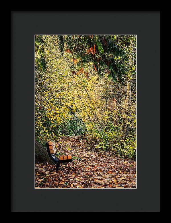 Autim  walk - Framed Print