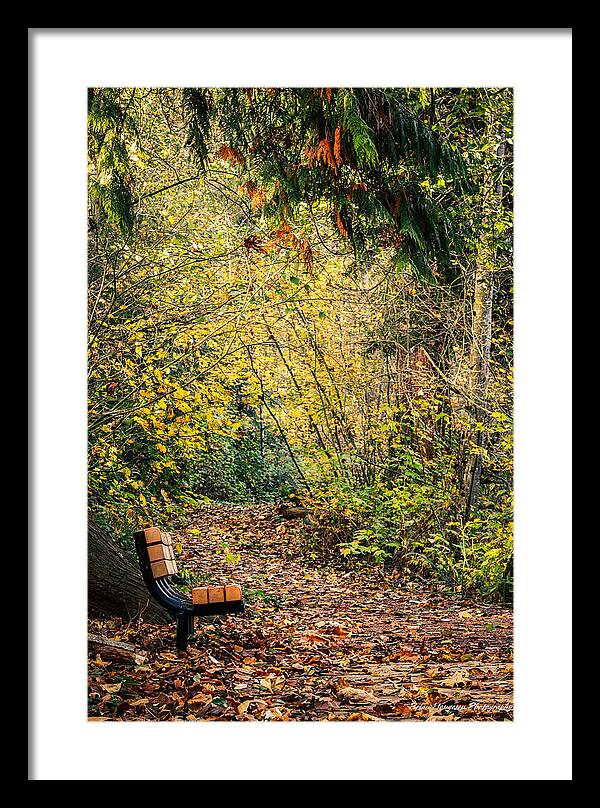 Autim  walk - Framed Print