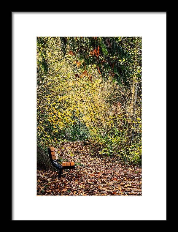 Autim  walk - Framed Print