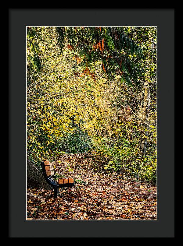 Autim  walk - Framed Print
