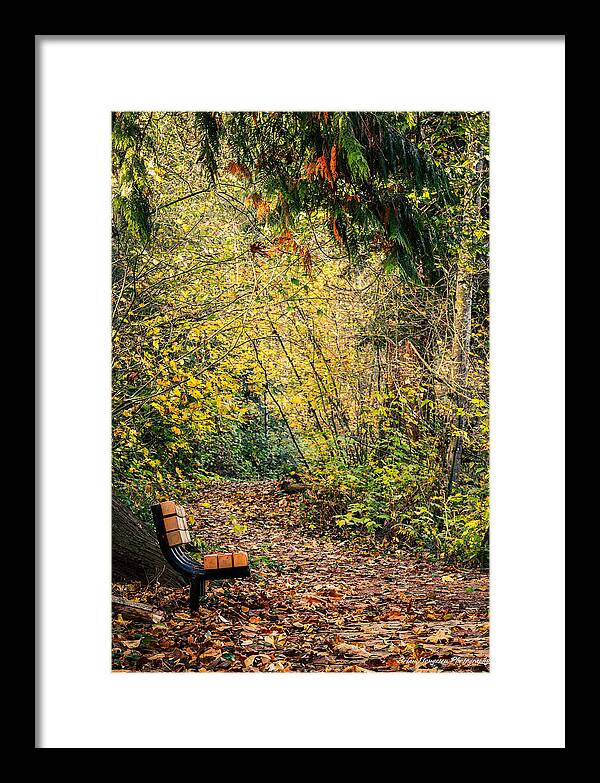 Autim  walk - Framed Print