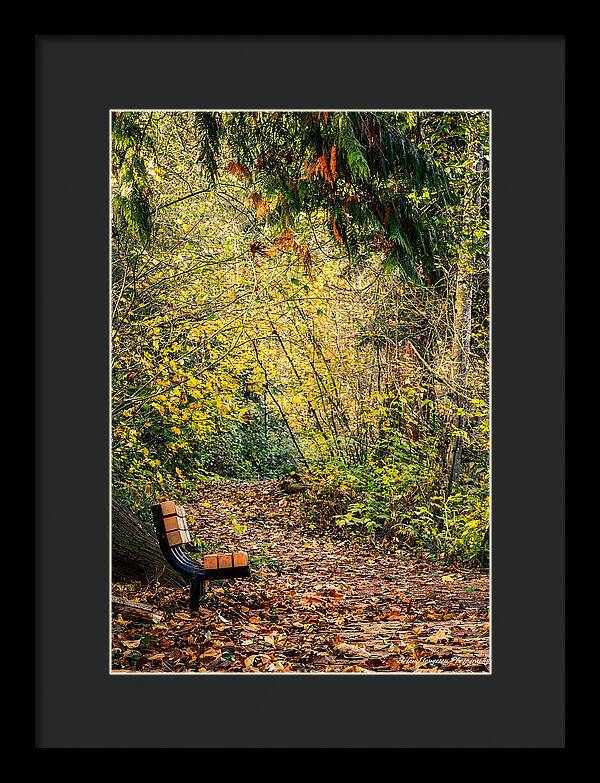 Autim  walk - Framed Print