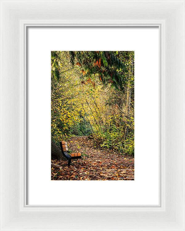 Autim  walk - Framed Print
