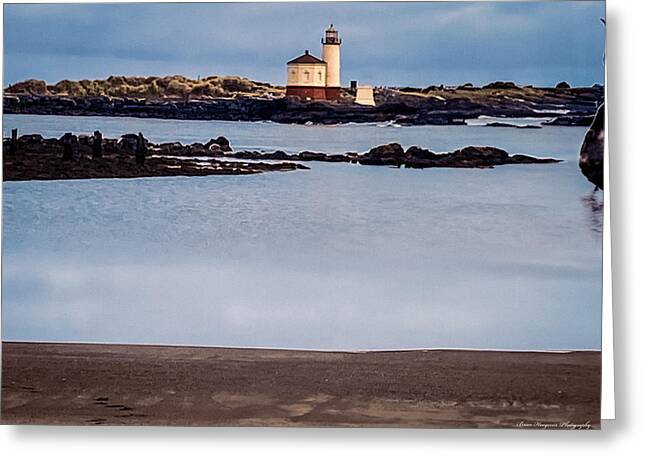Bandon  light House - Greeting Card