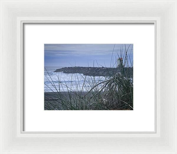 Bandon Oregon  light house - Framed Print