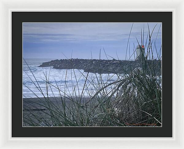 Bandon Oregon  light house - Framed Print