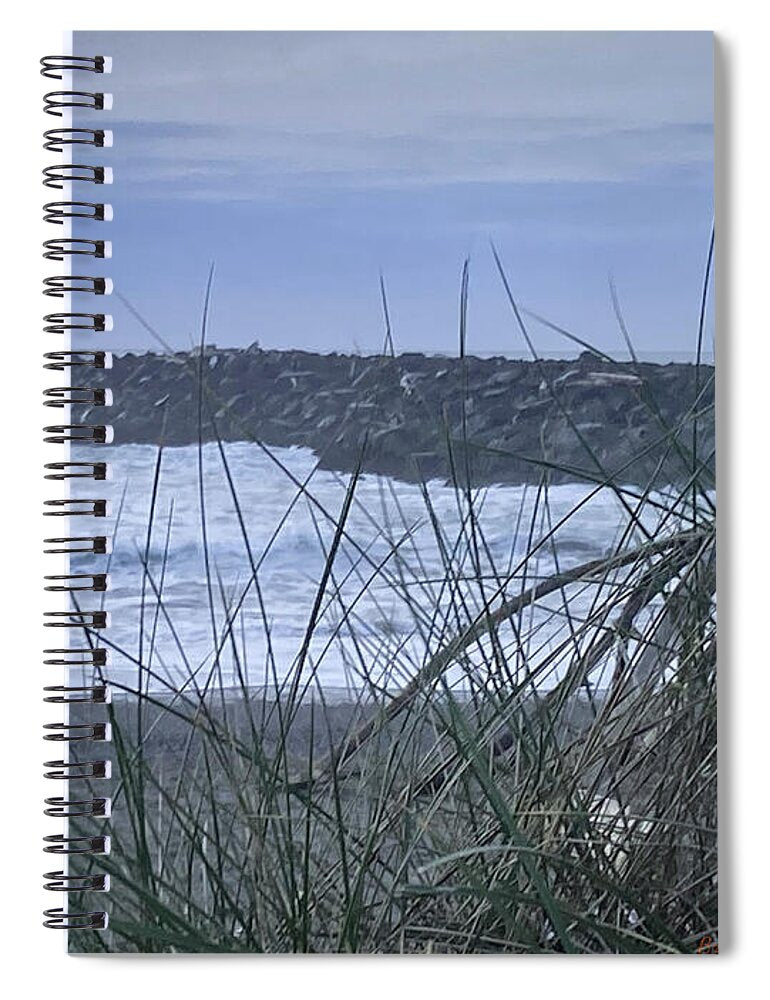 Bandon Oregon  light house - Spiral Notebook