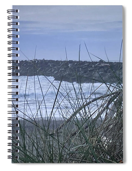 Bandon Oregon  light house - Spiral Notebook