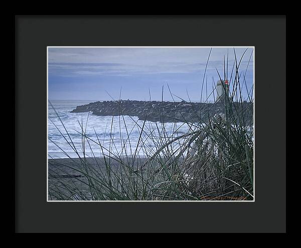 Bandon Oregon  light house - Framed Print