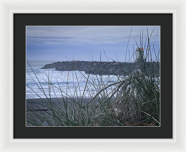 Bandon Oregon  light house - Framed Print