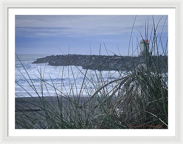 Bandon Oregon  light house - Framed Print