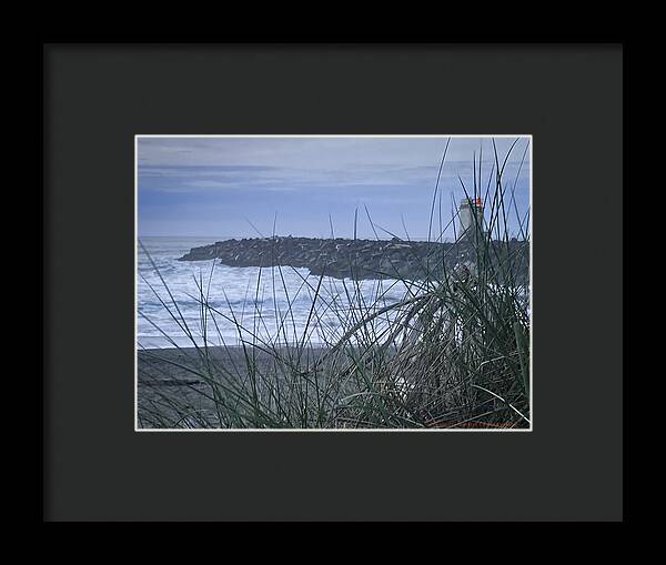 Bandon Oregon  light house - Framed Print