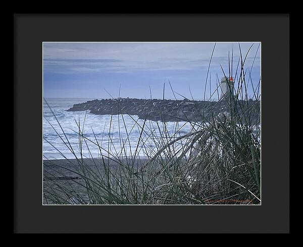 Bandon Oregon  light house - Framed Print