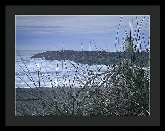 Bandon Oregon  light house - Framed Print
