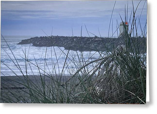 Bandon Oregon  light house - Greeting Card