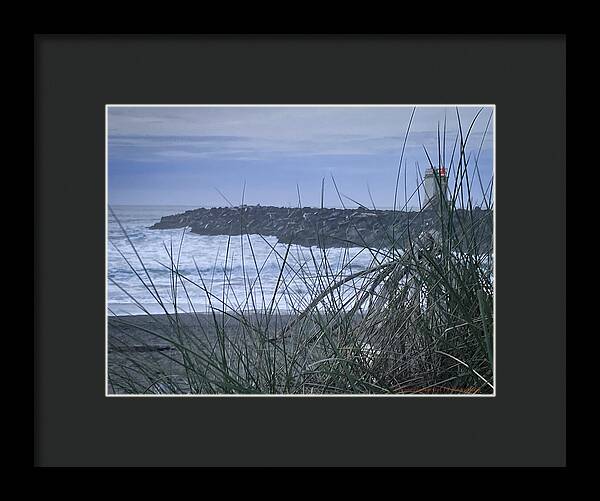 Bandon Oregon  light house - Framed Print