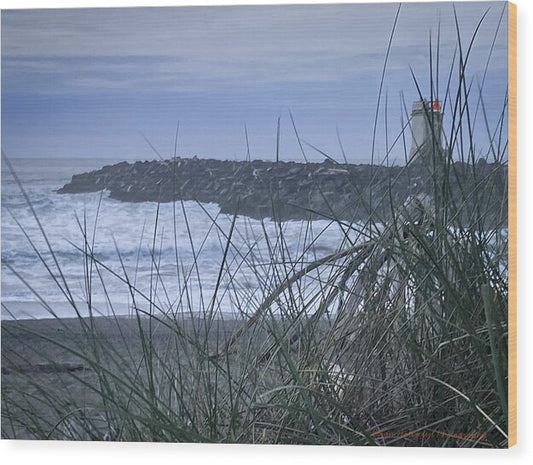 Bandon Oregon  light house - Wood Print