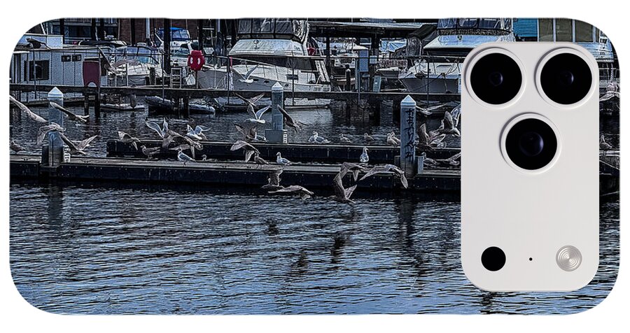 Birds at the Dock - Phone Case