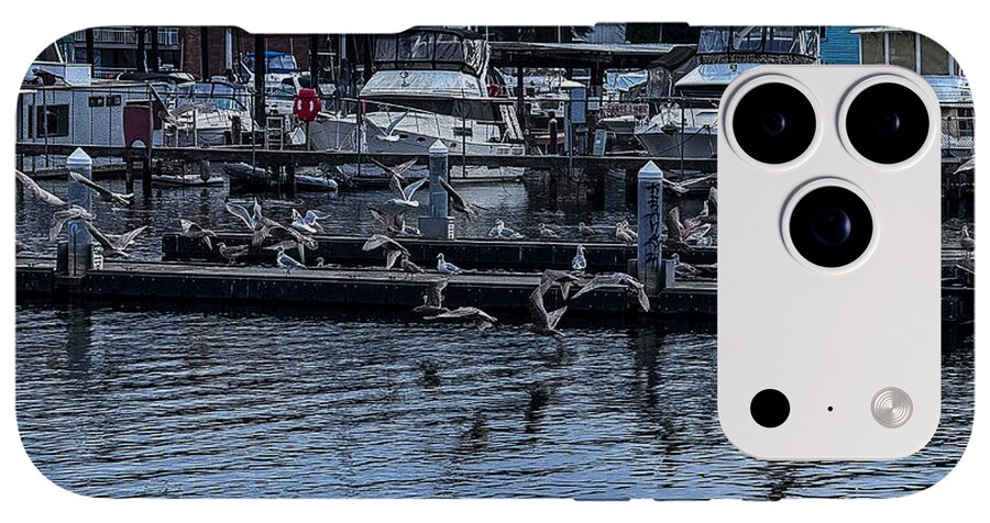 Birds at the Dock - Phone Case