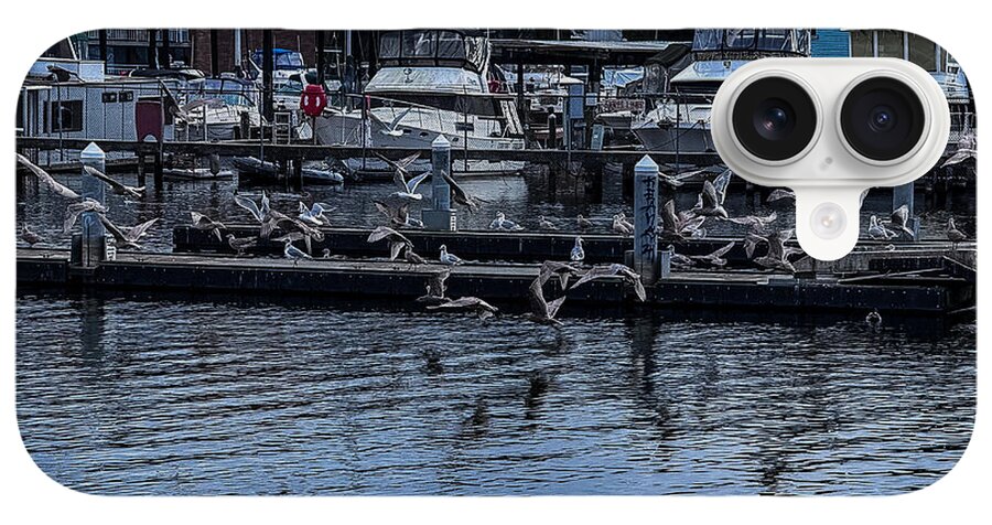 Birds at the Dock - Phone Case