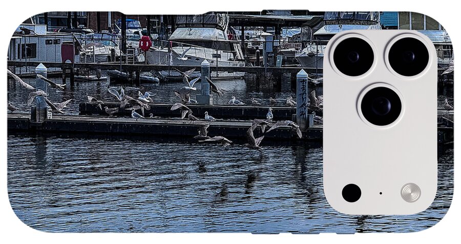 Birds at the Dock - Phone Case