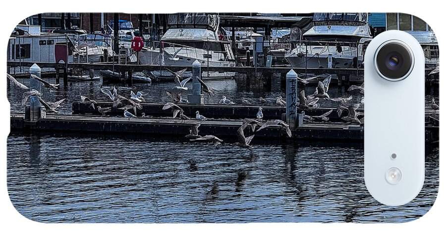 Birds at the Dock - Phone Case