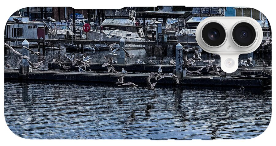 Birds at the Dock - Phone Case