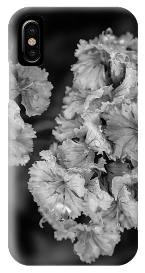 Black and White Floral Study - Phone Case