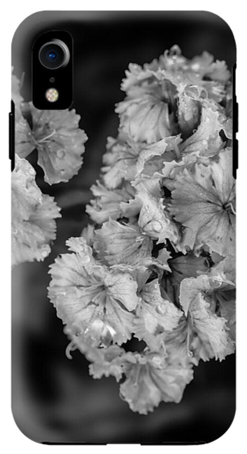 Black and White Floral Study - Phone Case
