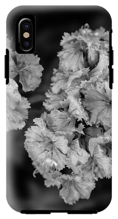 Black and White Floral Study - Phone Case