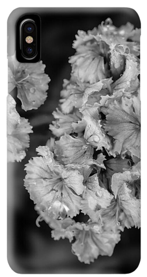 Black and White Floral Study - Phone Case