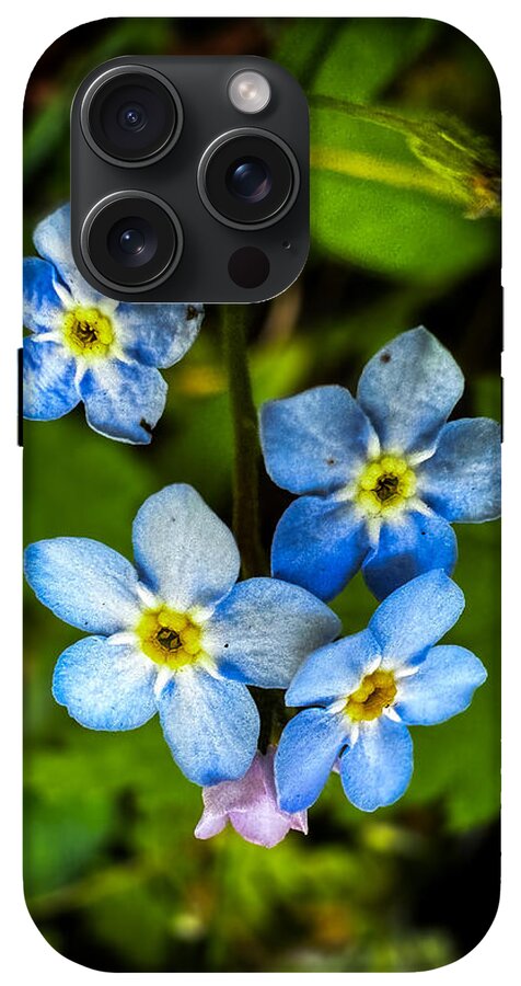 Blue flowers - Phone Case