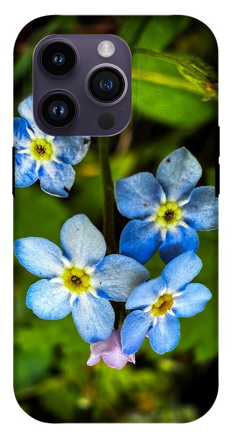 Blue flowers - Phone Case