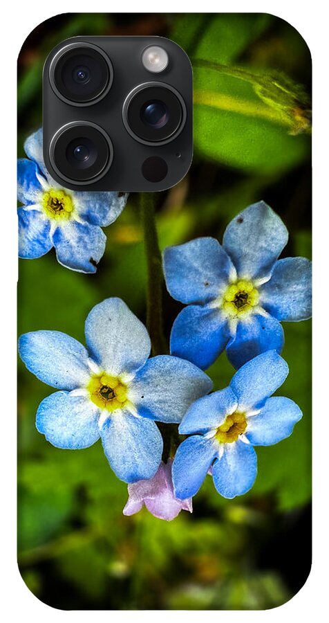 Blue flowers - Phone Case