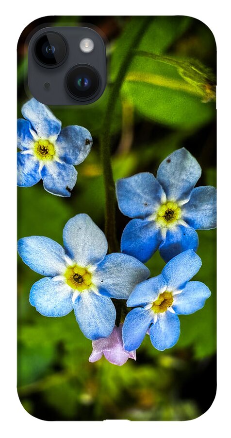 Blue flowers - Phone Case
