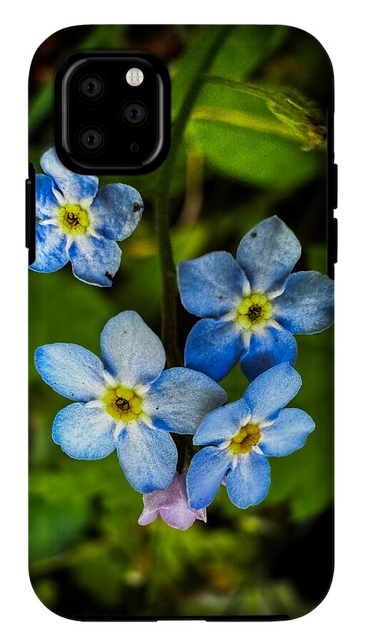 Blue flowers - Phone Case
