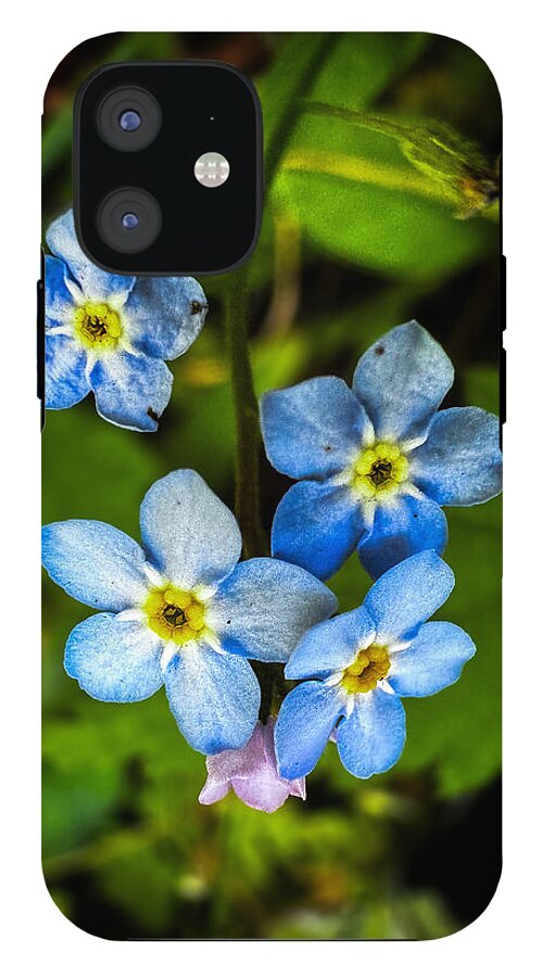 Blue flowers - Phone Case