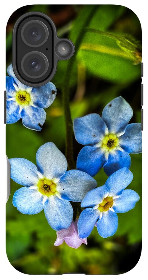 Blue flowers - Phone Case