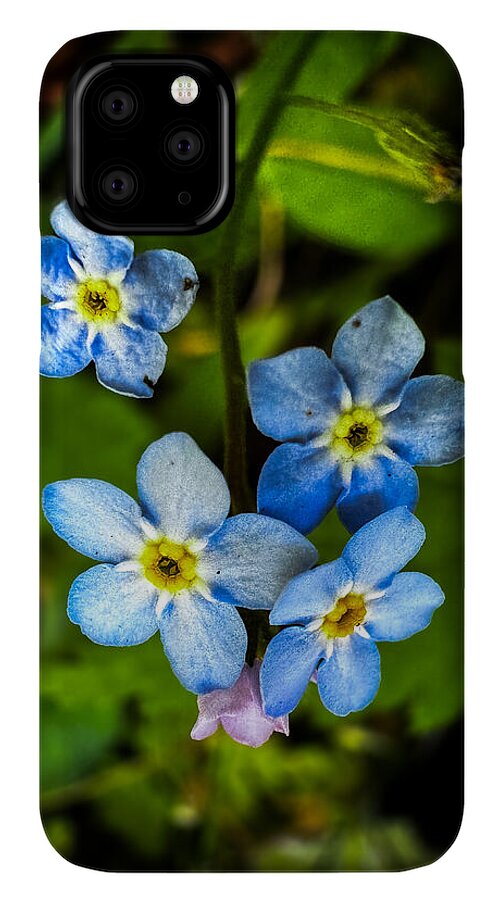 Blue flowers - Phone Case