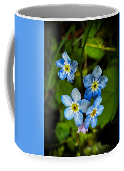 Blue flowers - Mug