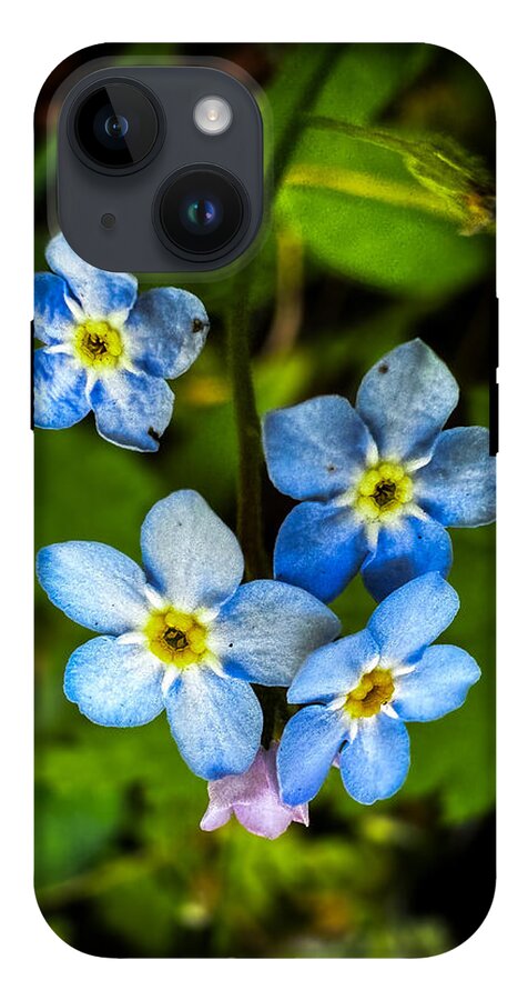 Blue flowers - Phone Case
