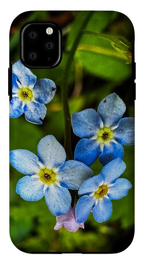 Blue flowers - Phone Case