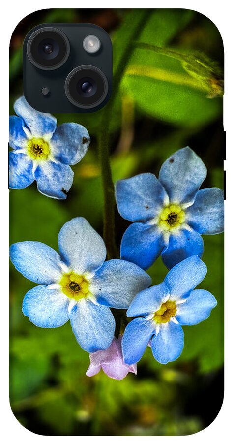 Blue flowers - Phone Case